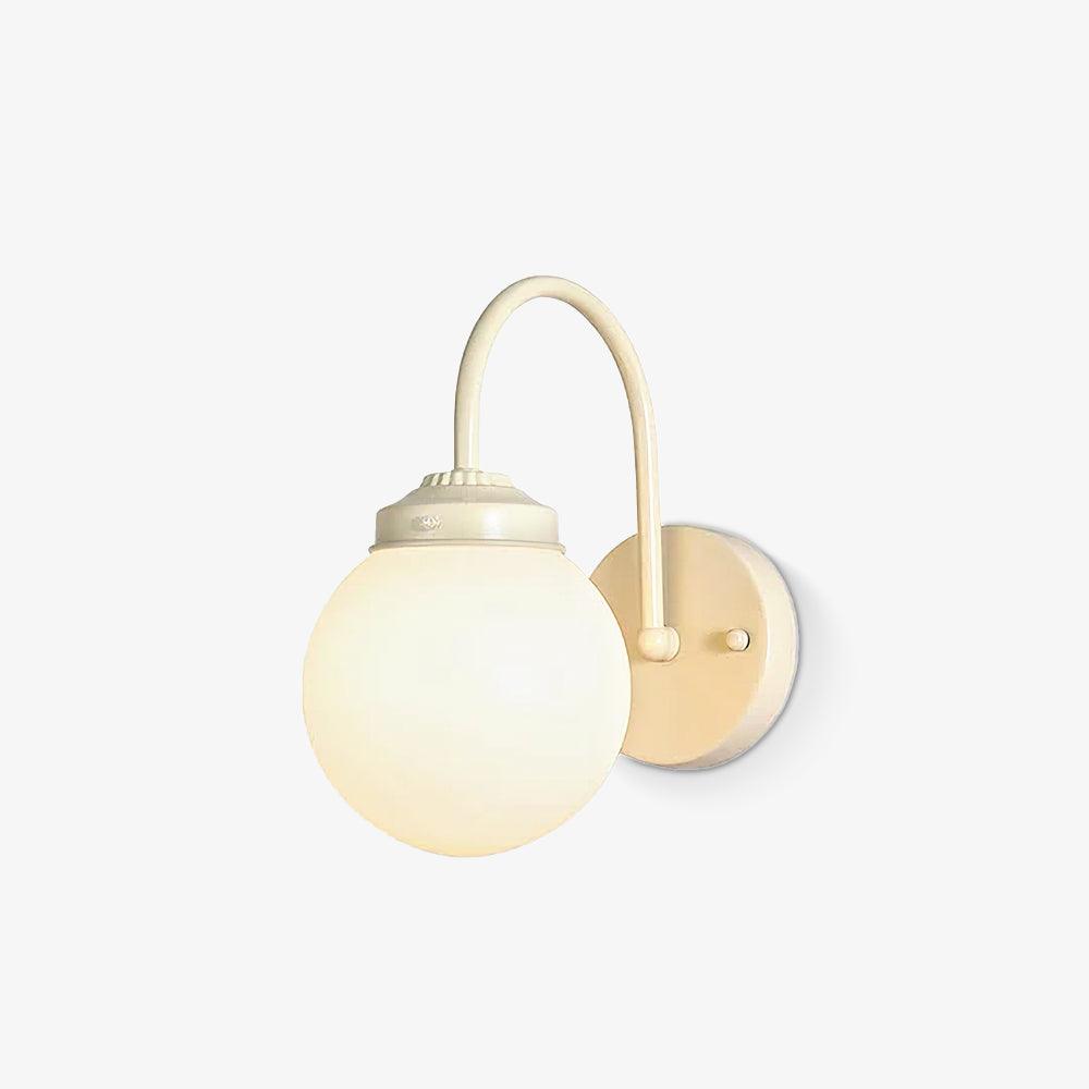 Zomareth Orb wandlamp met glazen oppervlak