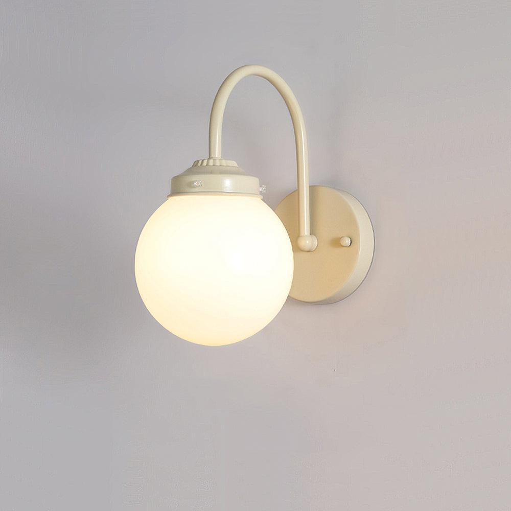 Zomareth Orb wandlamp met glazen oppervlak