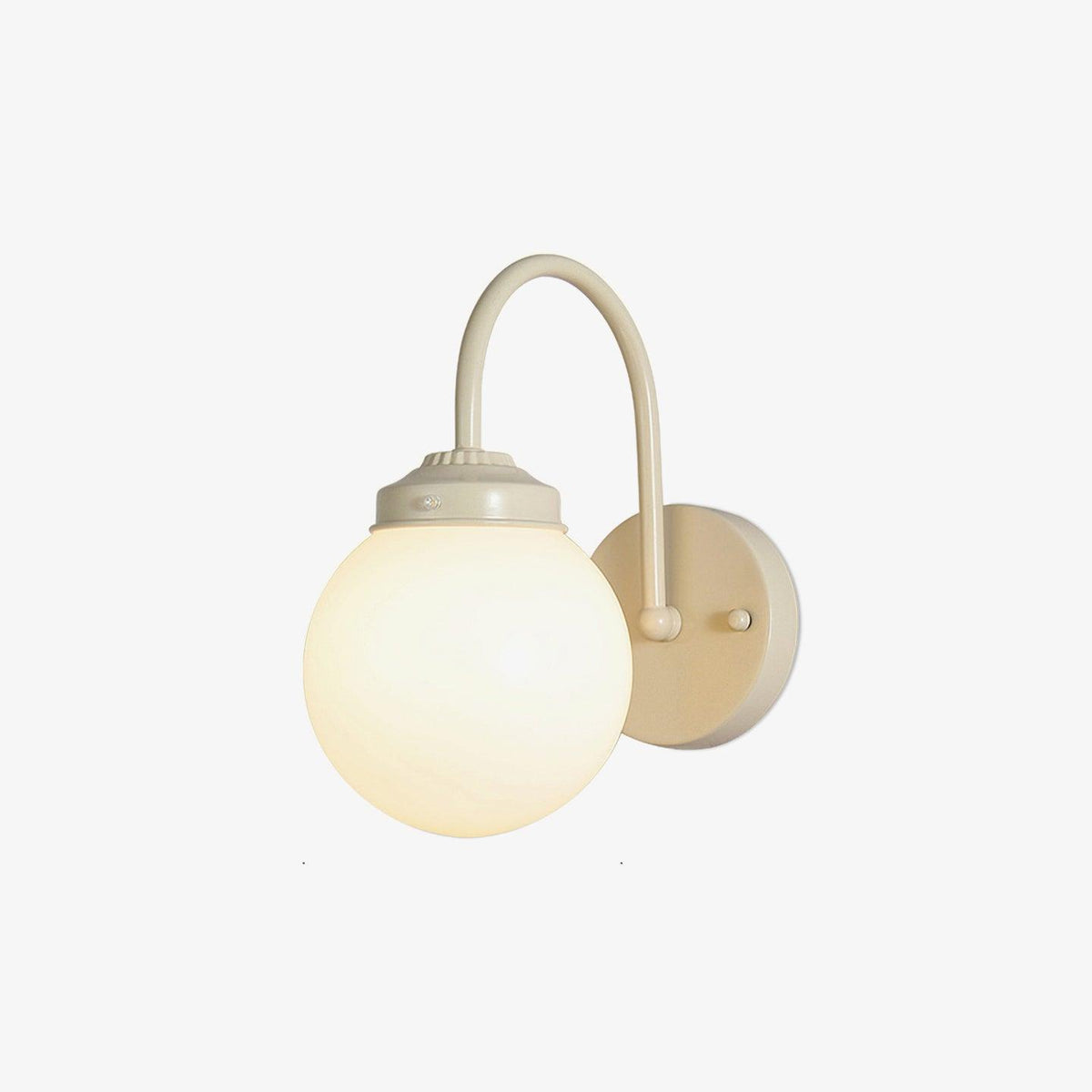 Zomareth Orb wandlamp met glazen oppervlak