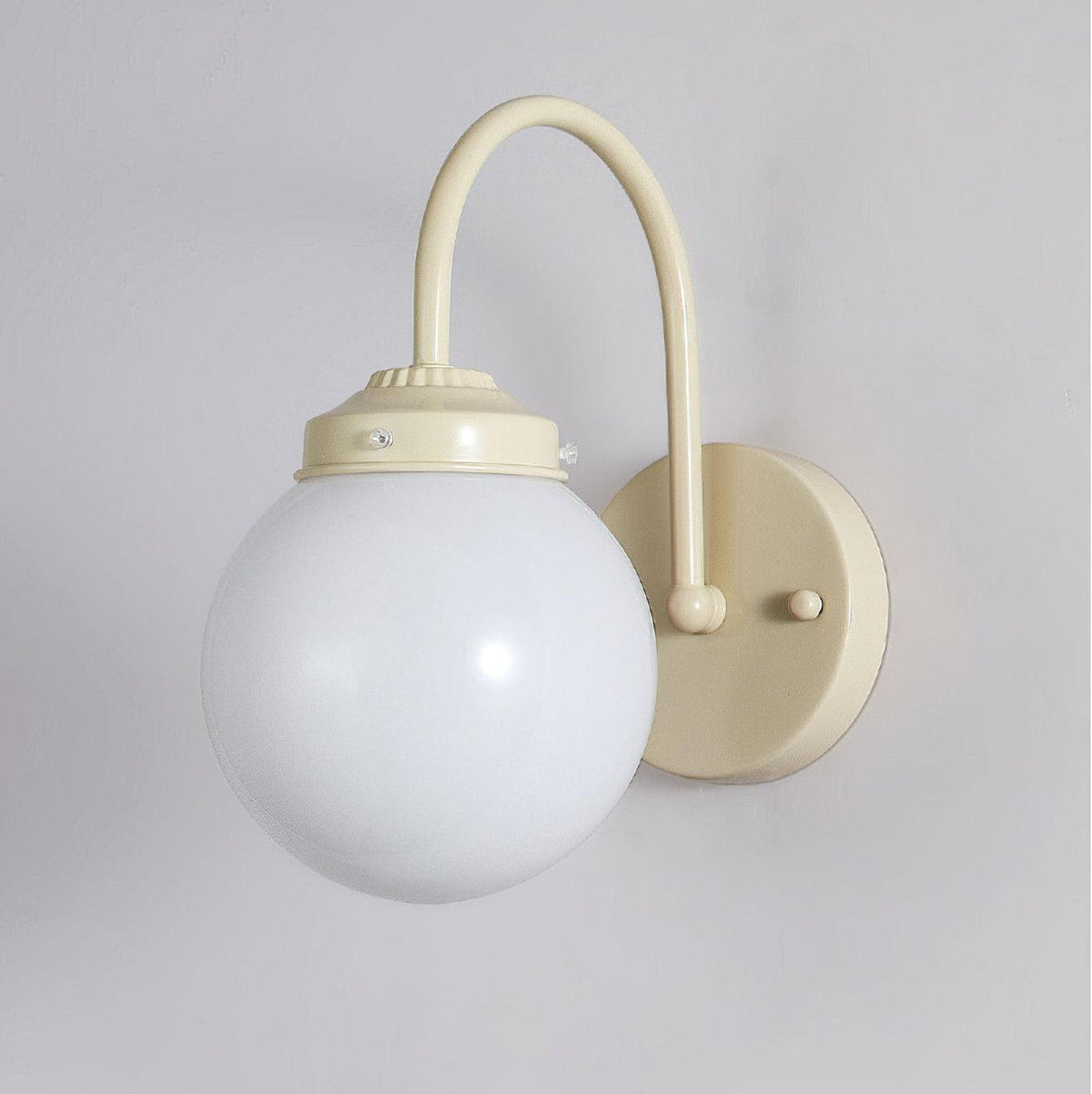 Zomareth Orb wandlamp met glazen oppervlak
