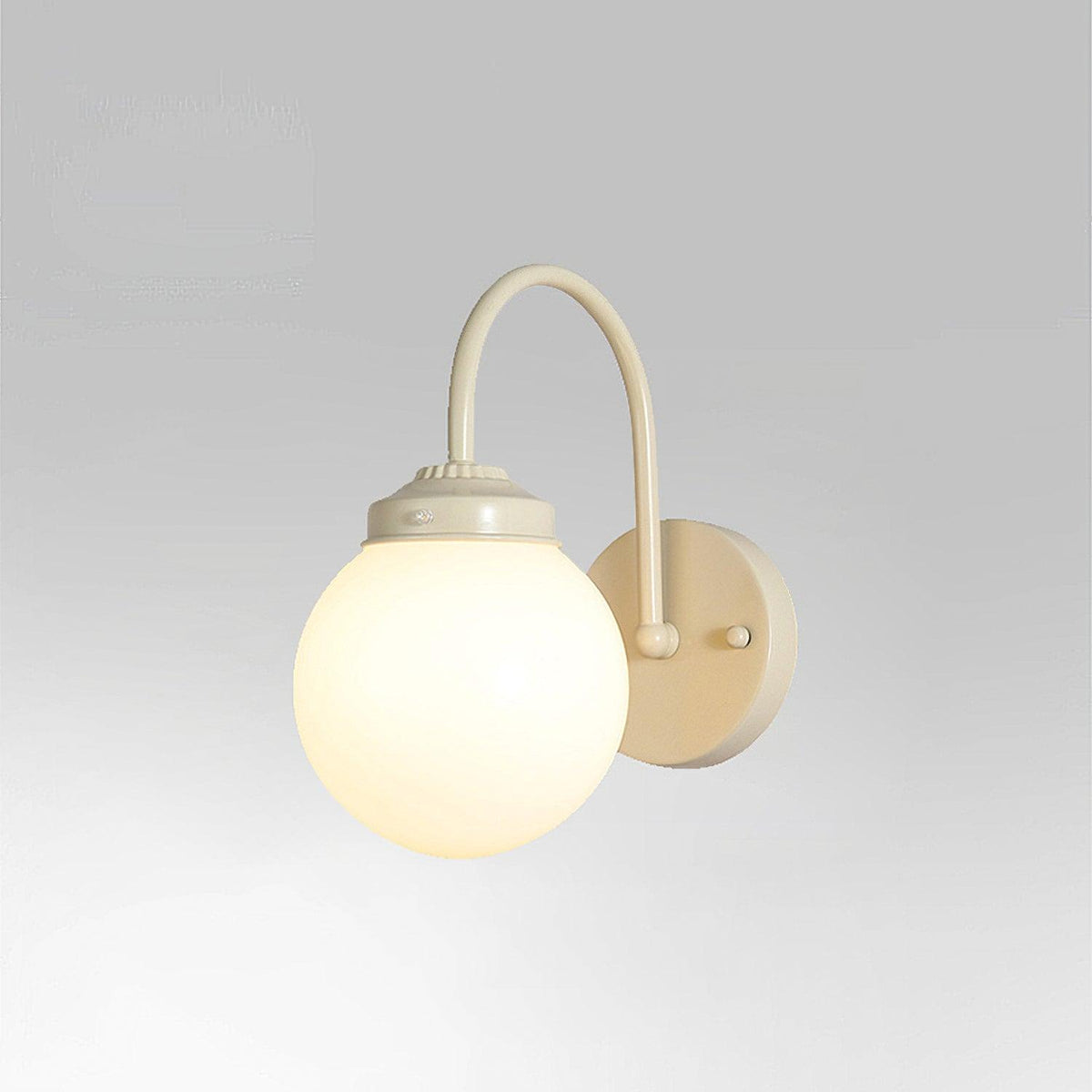 Zomareth Orb wandlamp met glazen oppervlak