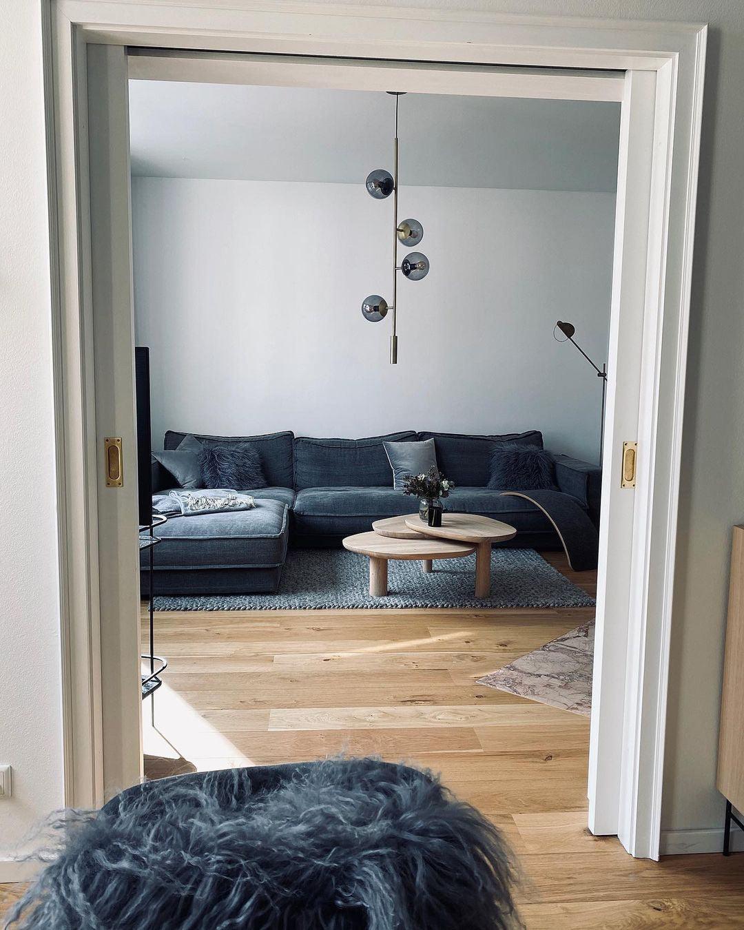 Erevia Moderne hanglamp van messing met glas