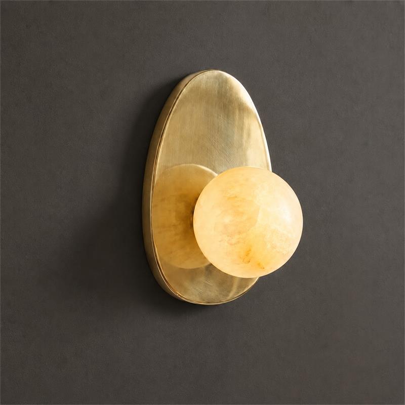 Orlisse wandlamp van albast