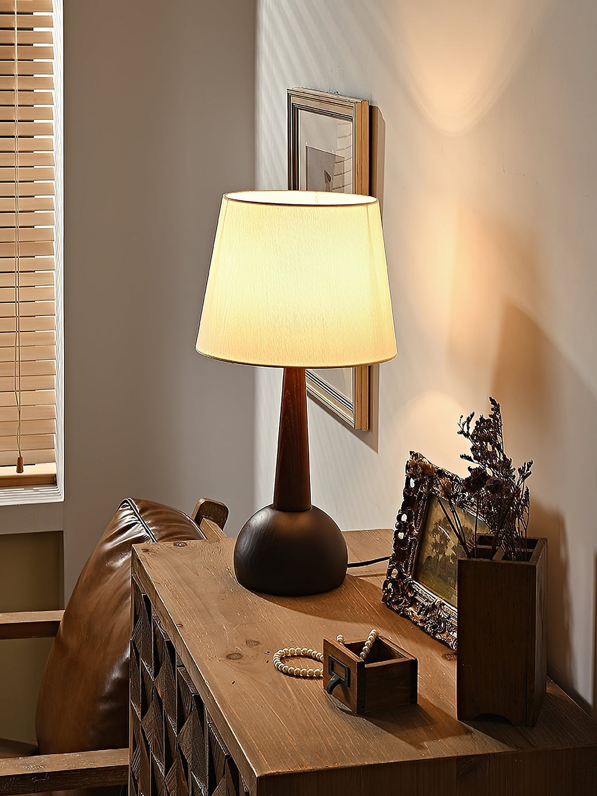 Sylivise minimalistisch houten tafellamp
