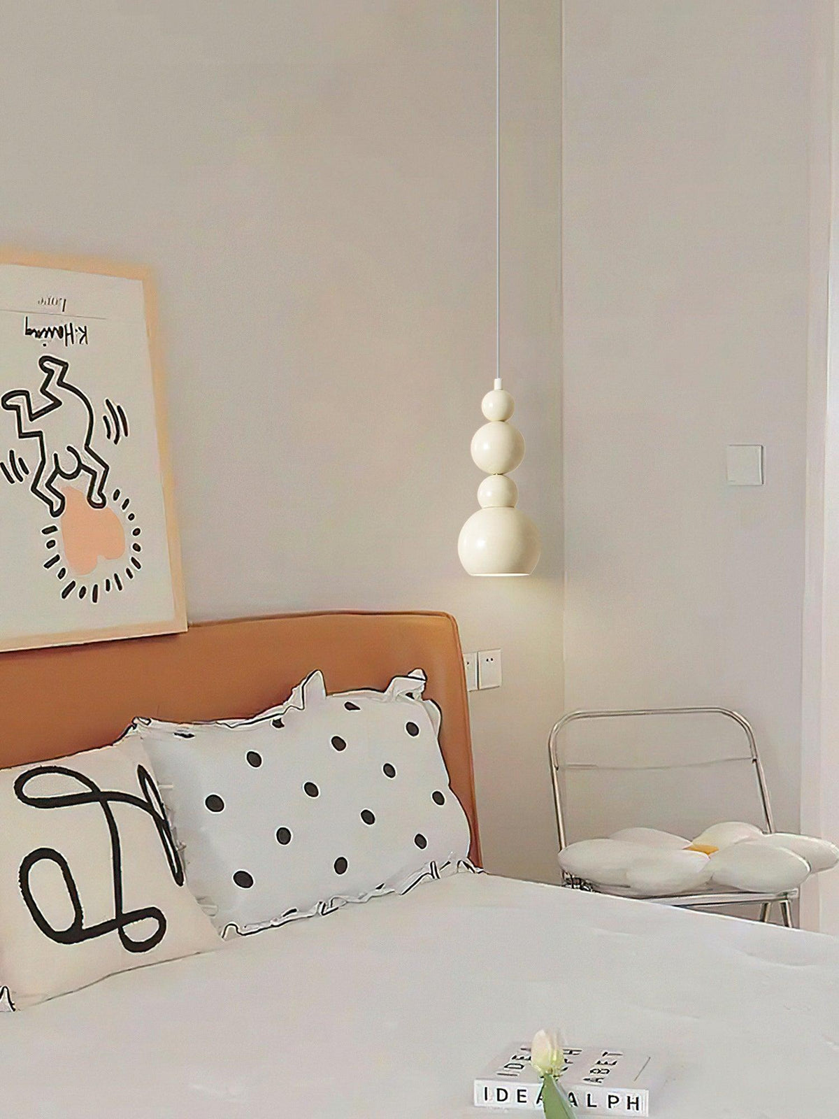 Slenao beige artistieke hanglamp