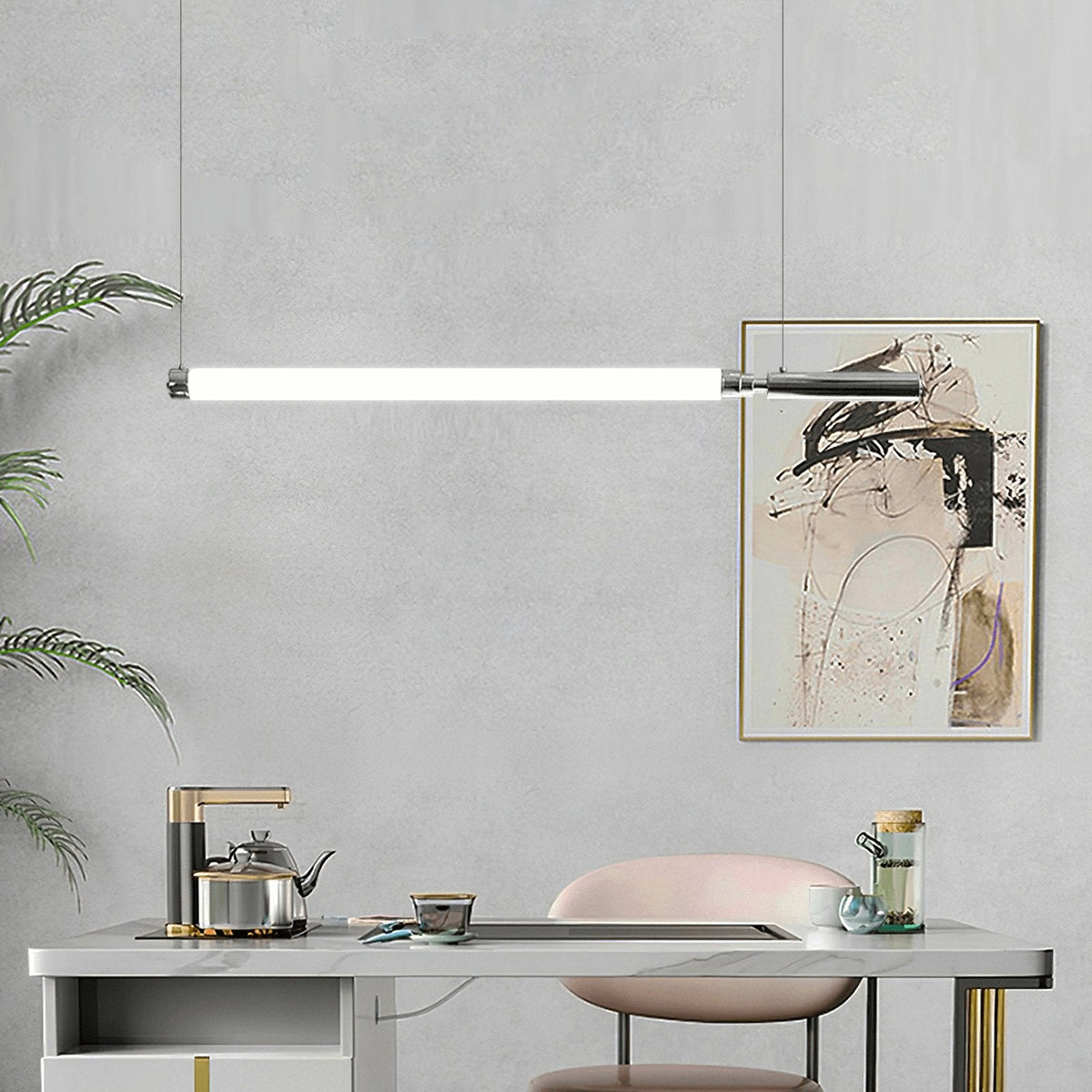 Ollaeos Moderne minimalistische hanglamp van glas