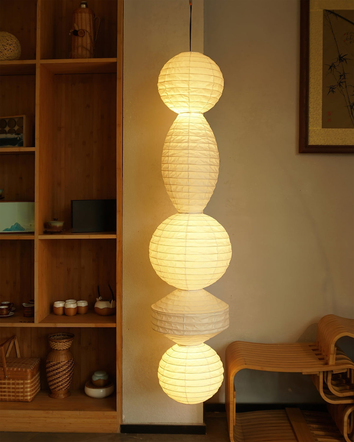 Elthayra Natuurlijke Serie hanglamp van Bamboe