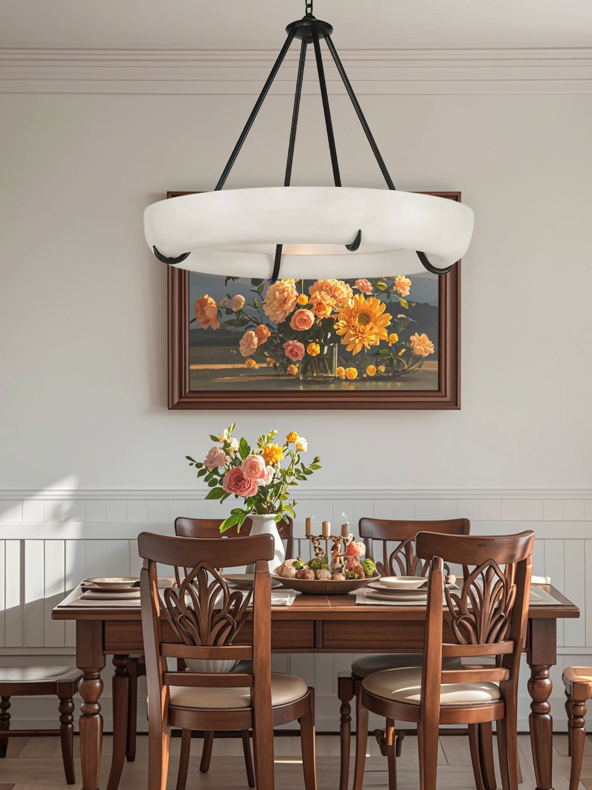 Daria Moderne hanglamp in albast
