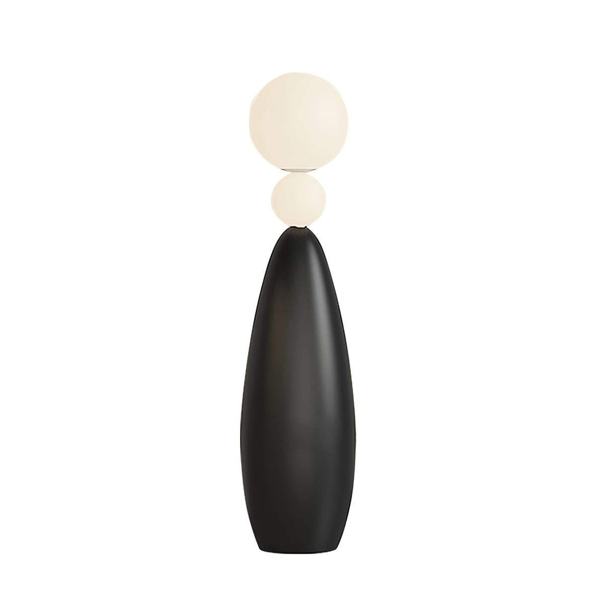Ervynel vloerlamp zwart bolvormig minimalistisch woonkamer