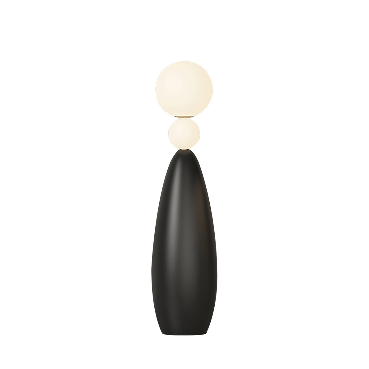 Ervynel vloerlamp zwart bolvormig minimalistisch woonkamer
