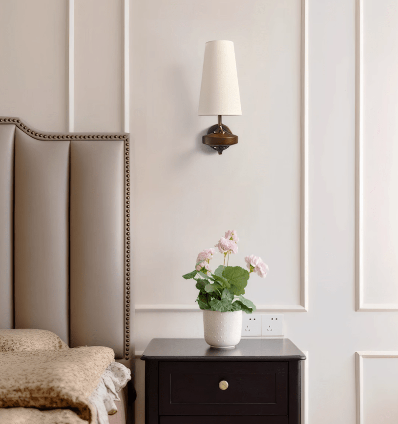 Hestin Dubbele lampenkap Wandlamp