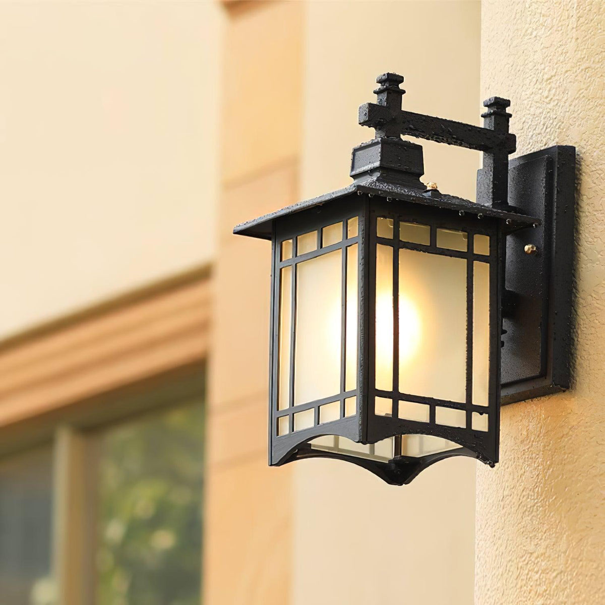 Lioruelle elegantie House glas buitenwandlamp