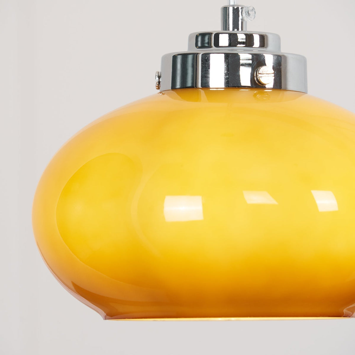 Tavira Retro hanglamp met oranje glas