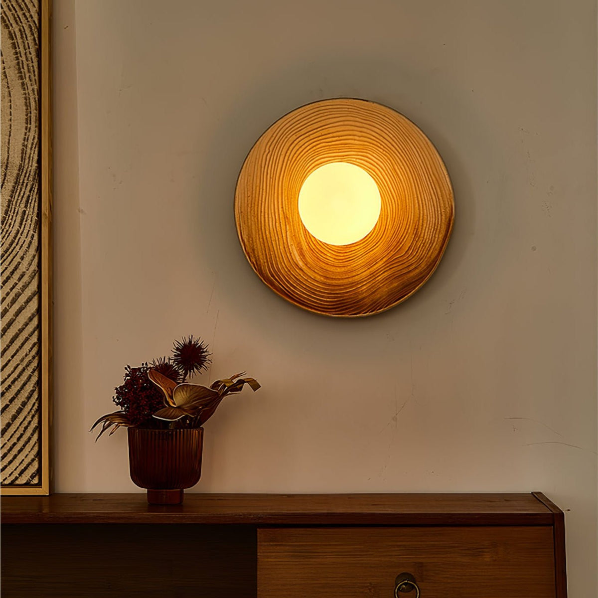 Cerarielle wandlamp Noordse Kunst Keramische wandlamp