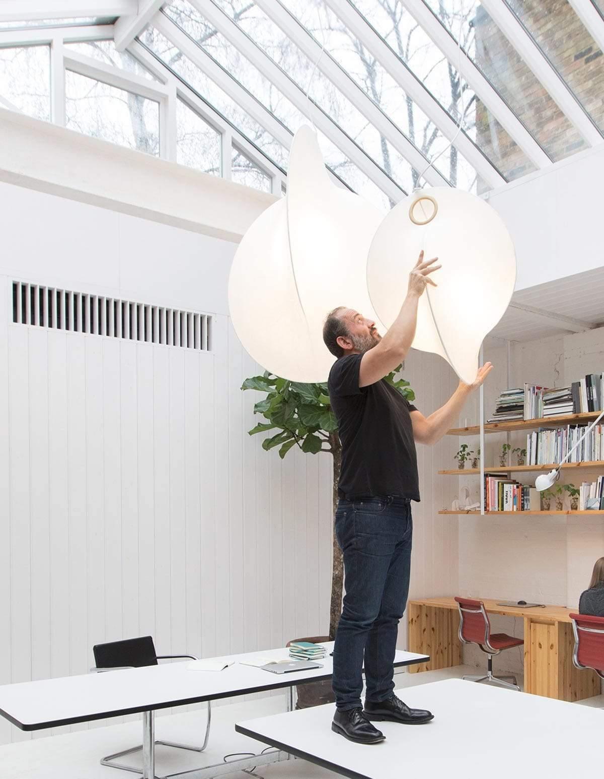 Ferivora Staal Kunstzinnige hanglamp