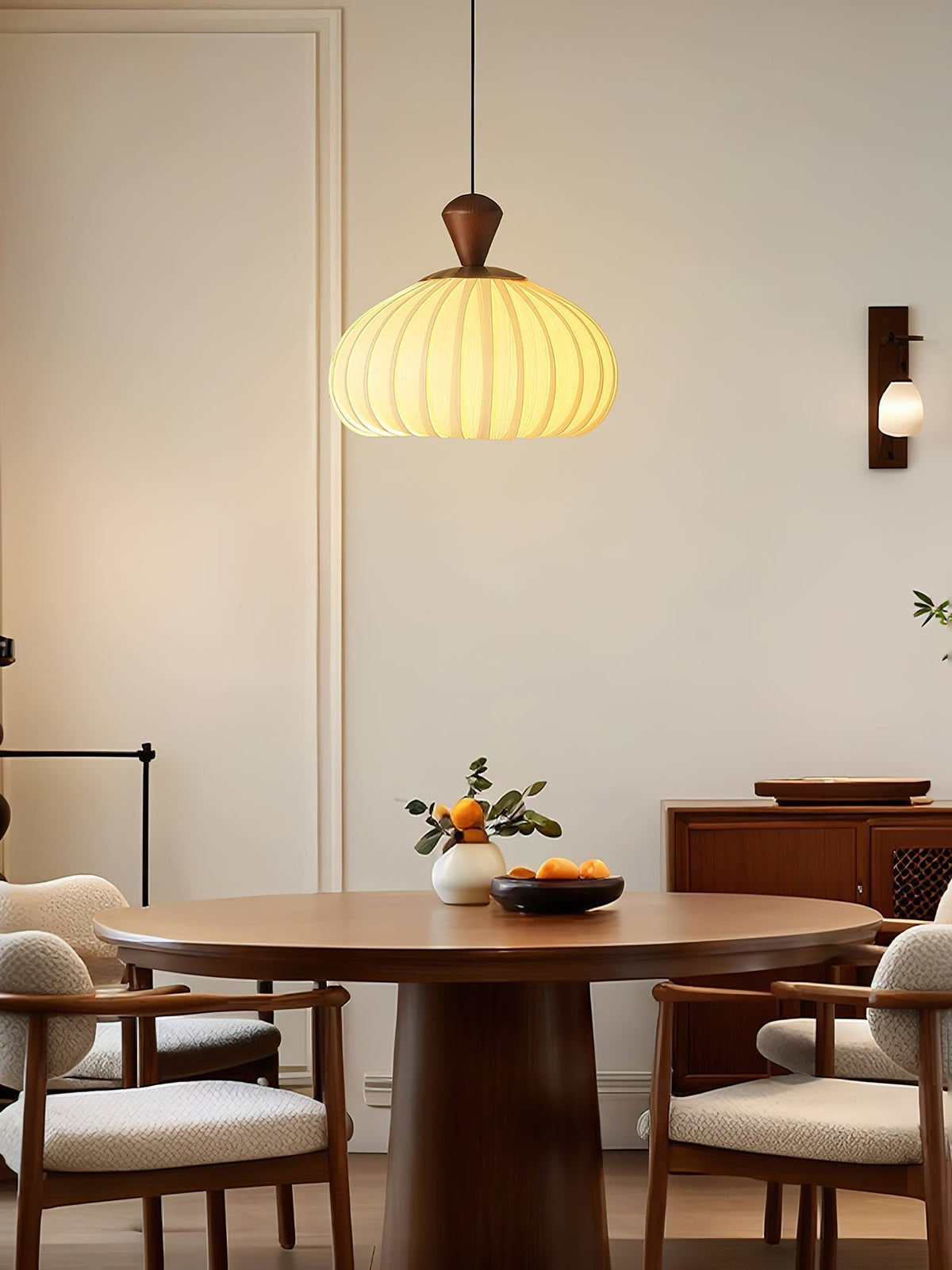 Evaryn geplooide hanglamp