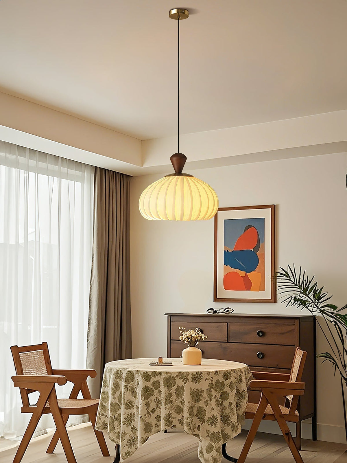 Evaryn geplooide hanglamp