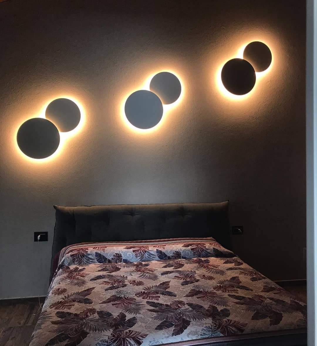 Arelis Geometrische wandlamp met Schijf