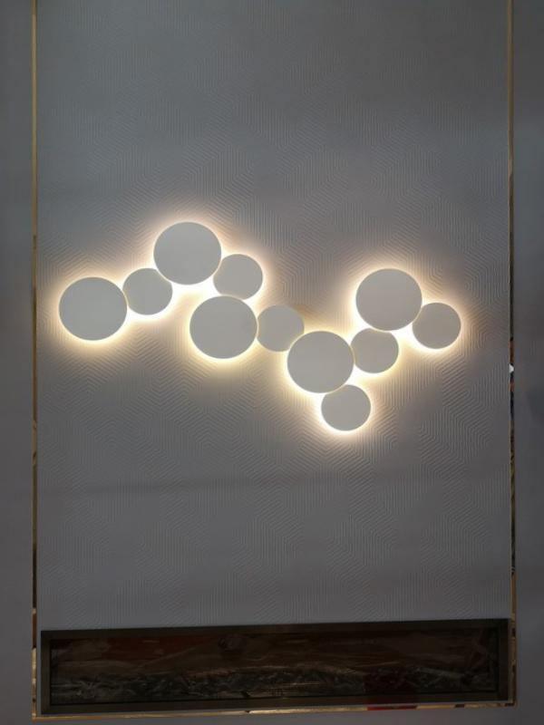Arelis Geometrische wandlamp met Schijf