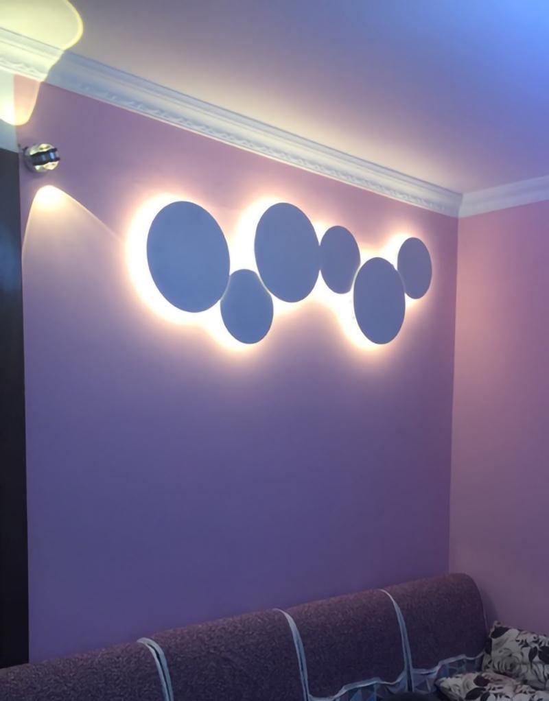 Arelis Geometrische wandlamp met Schijf