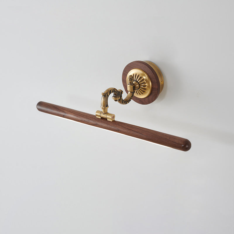 Soreline wandlamp met walnoothout