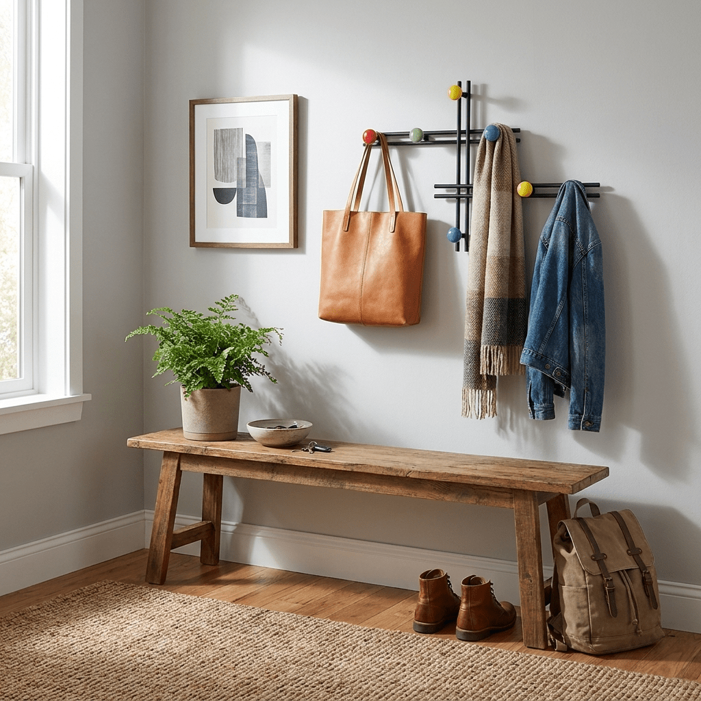 Pallini Wandkledingrek met keramische knoppen