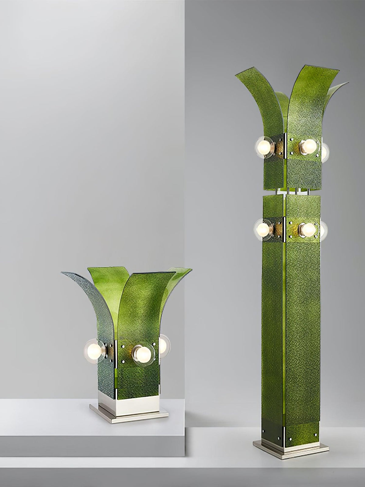 Niranaine Art Deco Acryl vloerlamp