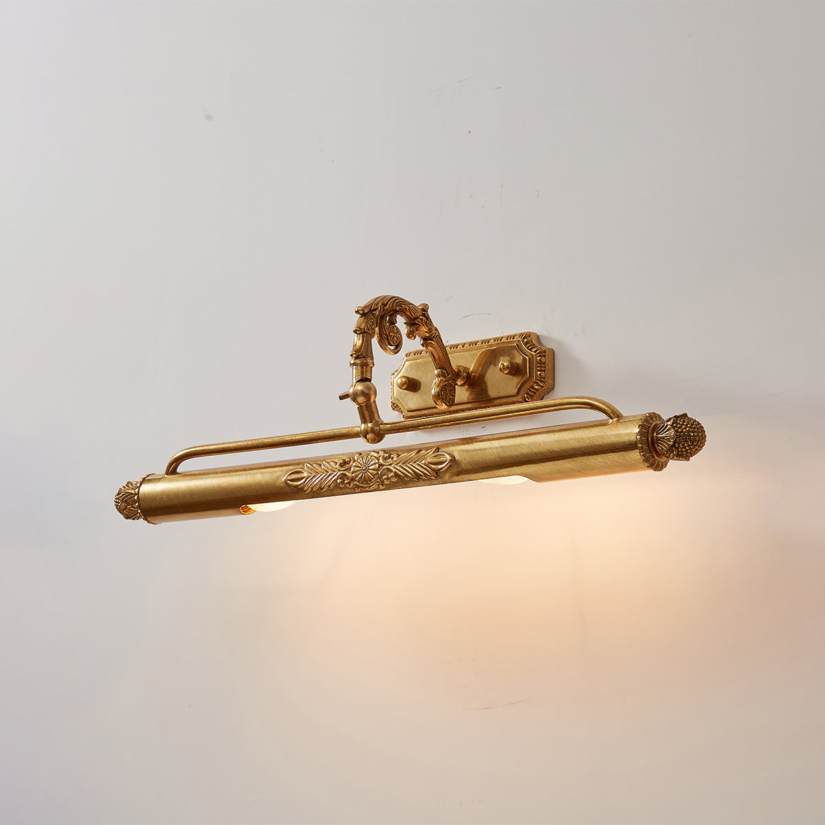 Florentin wandlamp Oudmessing Massief