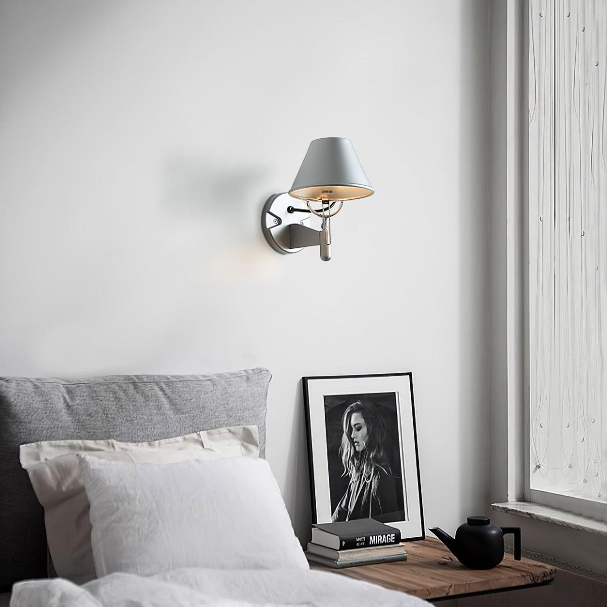 Nyliraris unieke vintage industriële wandlamp