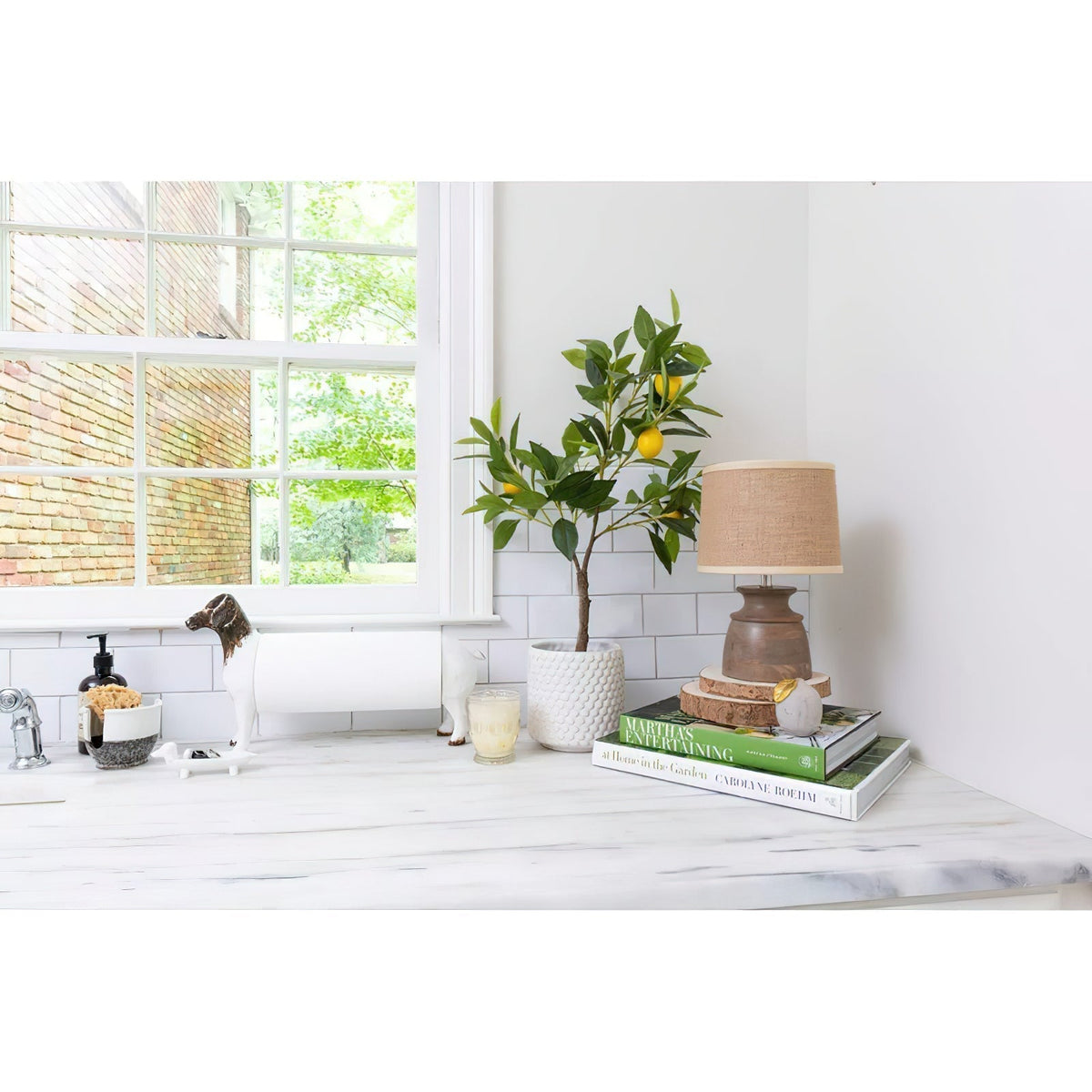 Jarot tafellamp van oud hout