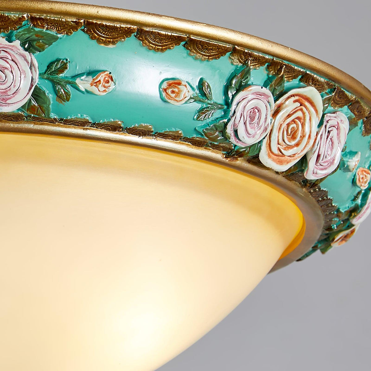 Cexora Pastoral Bowl hars glas plafondlamp