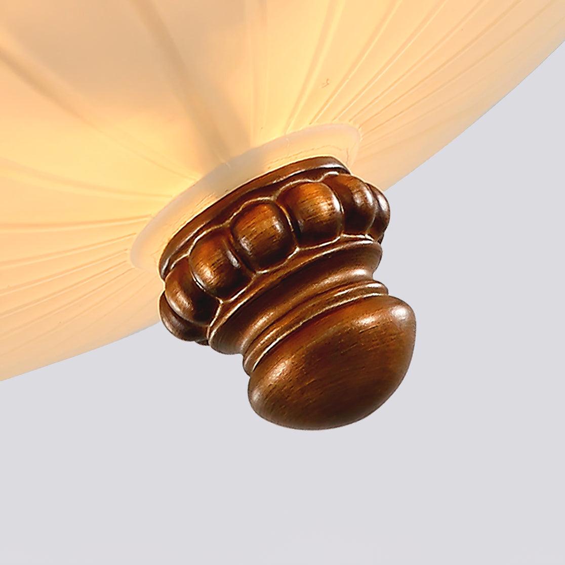 Cexora Pastoral Bowl hars glas plafondlamp