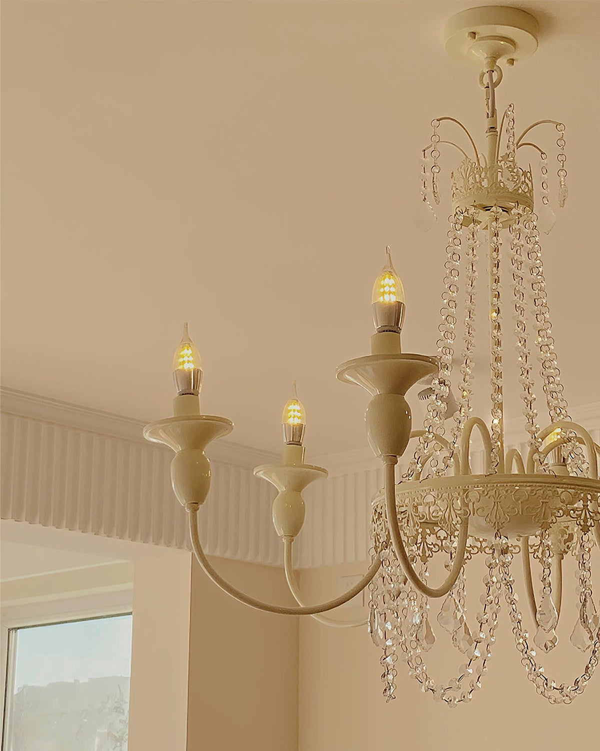 Elyalaria Kroonluchter Kristallen Tassel