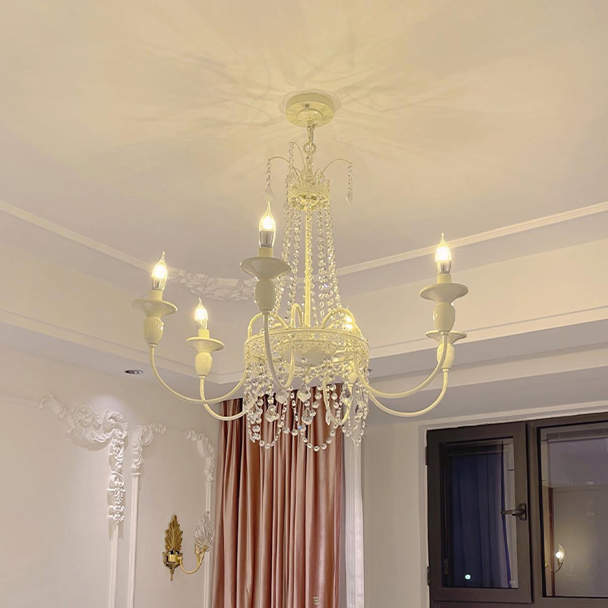 Elyalaria Kroonluchter Kristallen Tassel