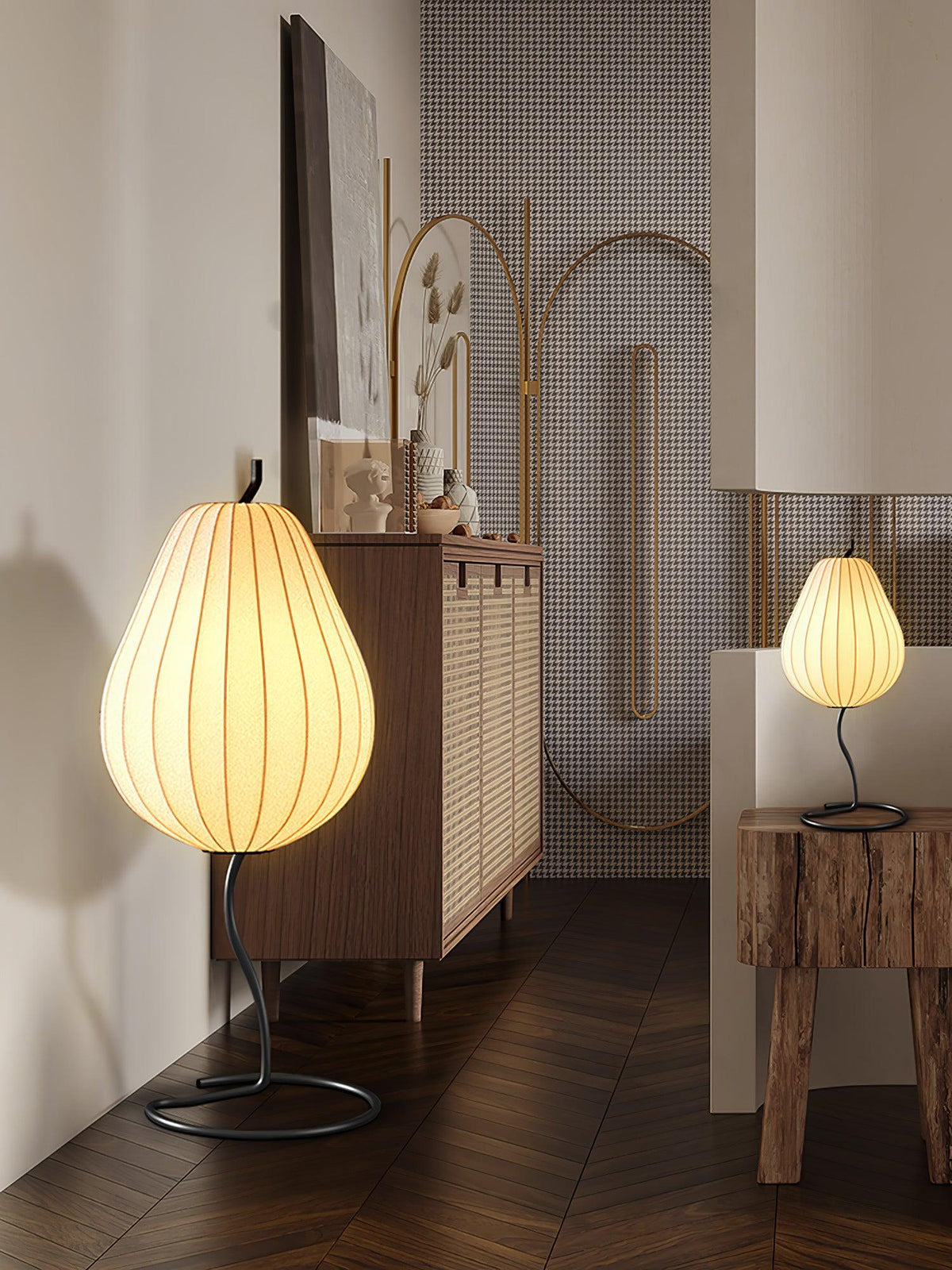 Calerielle minimalistisch Pear vloerlamp