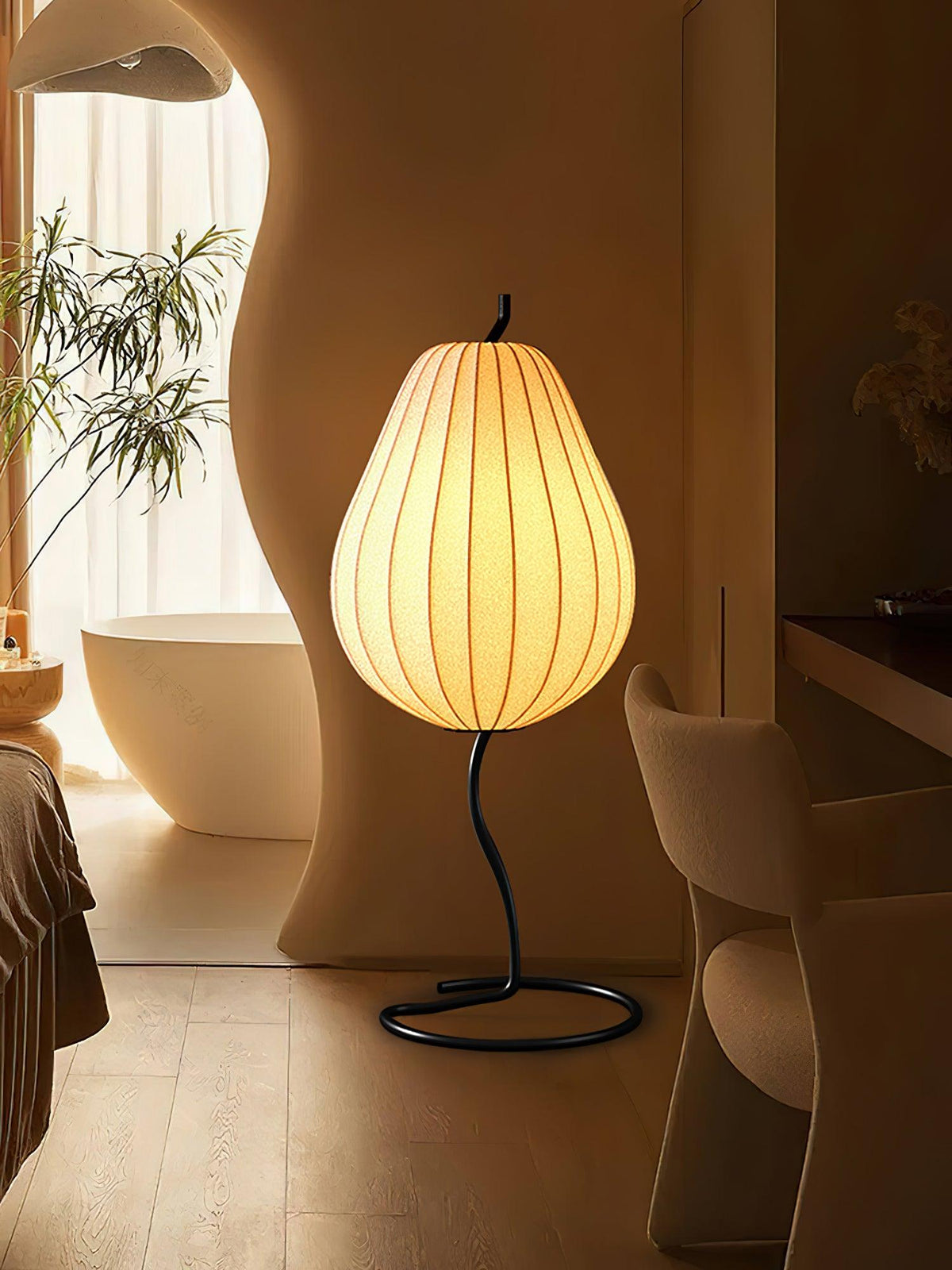 Calerielle minimalistisch Pear vloerlamp