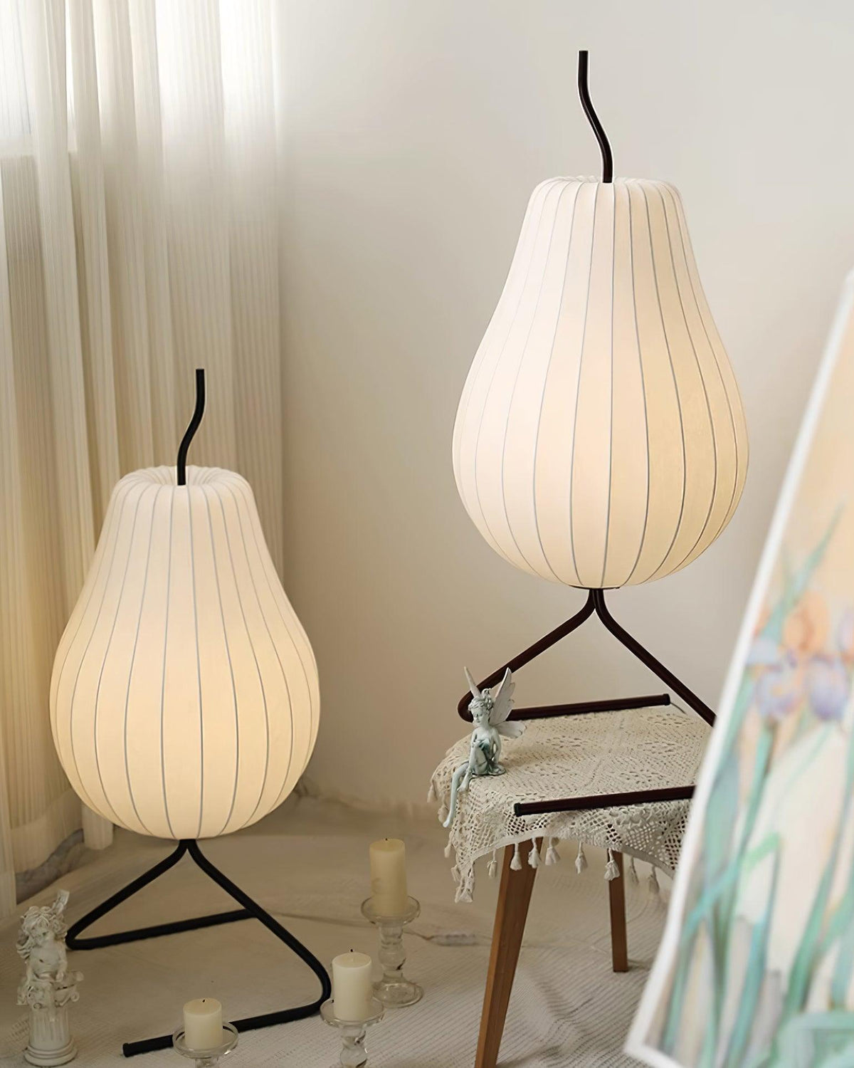 Calerielle minimalistisch Pear vloerlamp