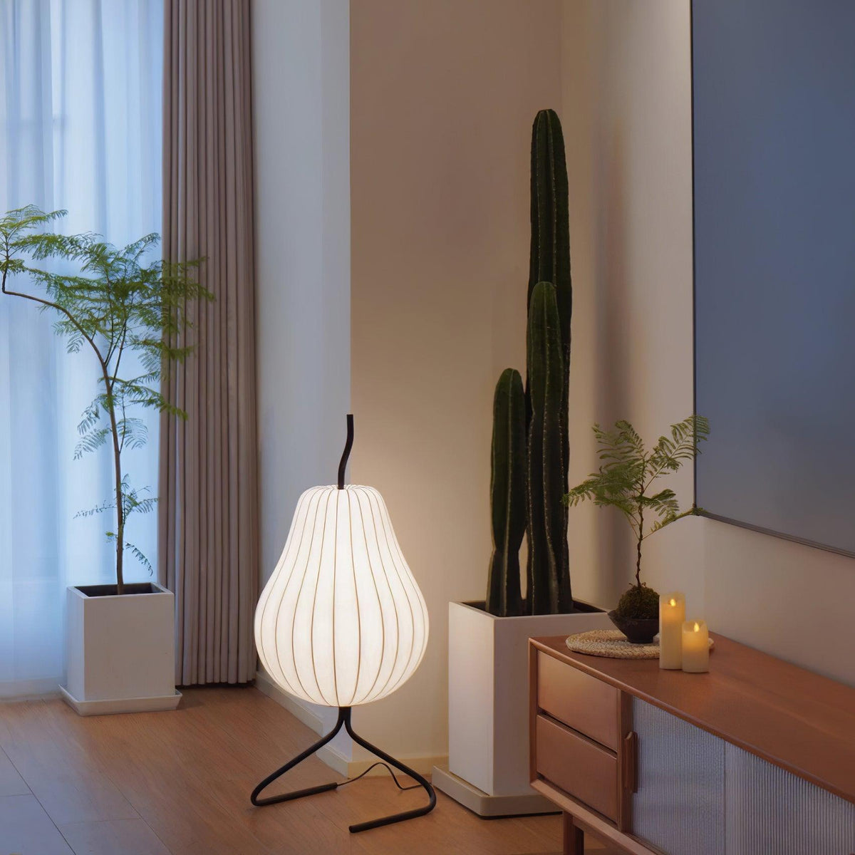 Calerielle minimalistisch Pear vloerlamp