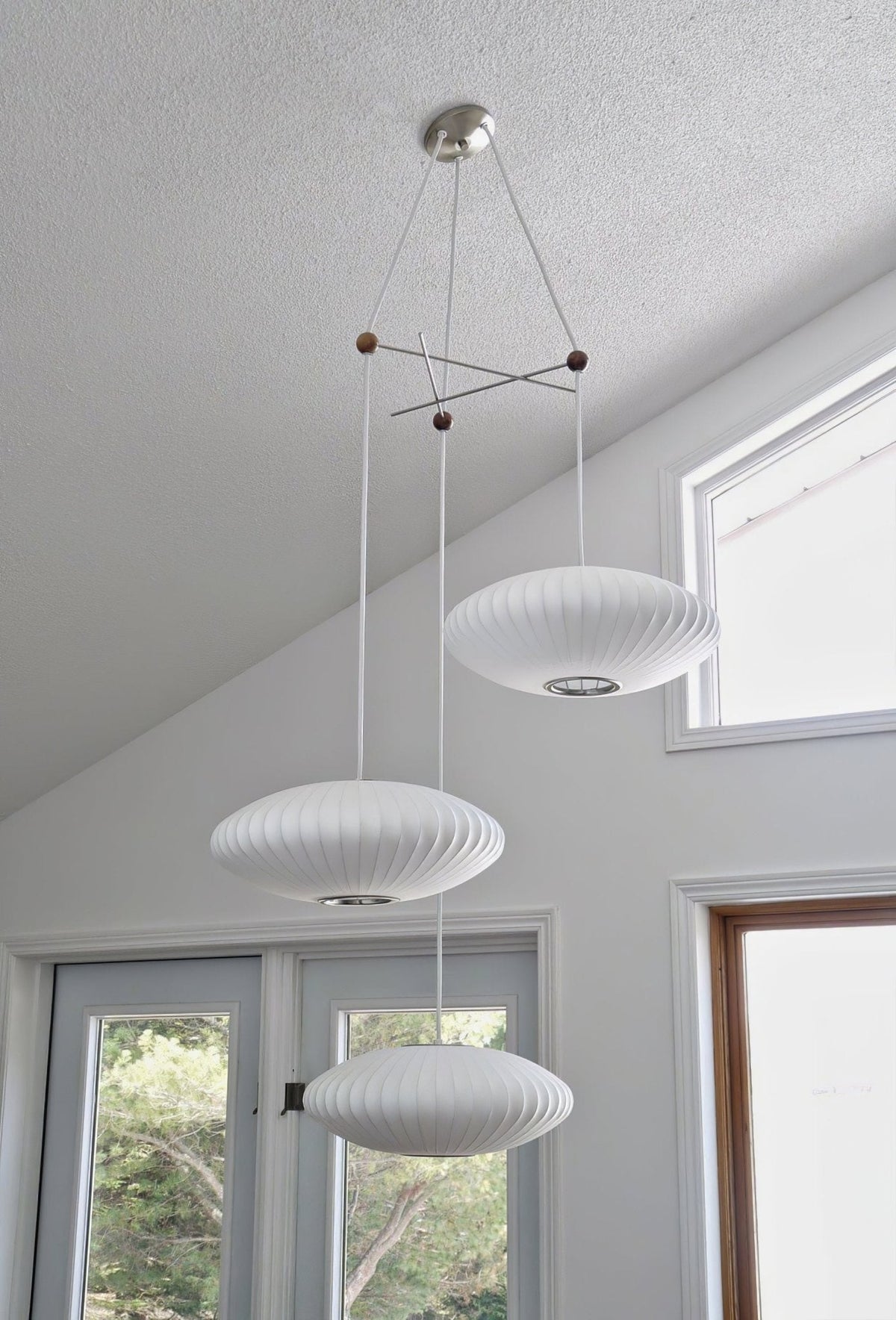 Fisoren Moderne hanglamp van zijde