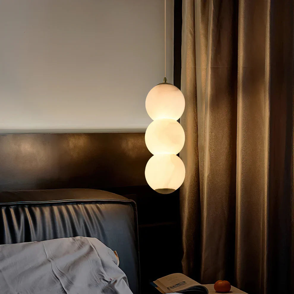 Valentina Modern Ronde Metaal Hars Hanglampen Tinten Slaapkamer