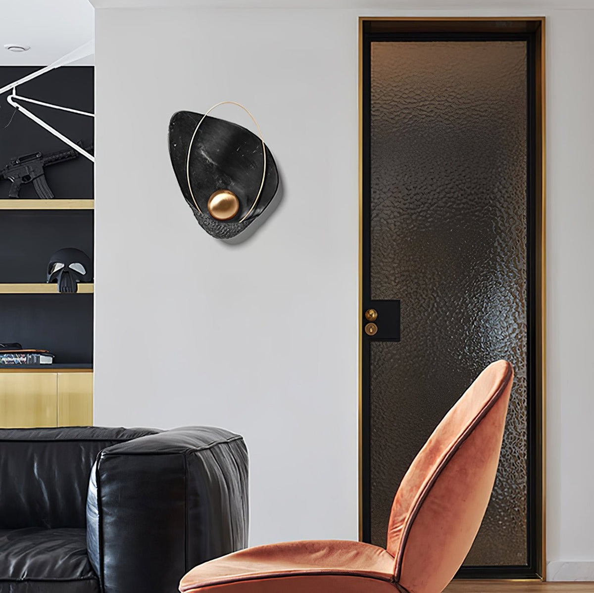 Vethaora Premium Noordse kunst Pearl hars wandlamp