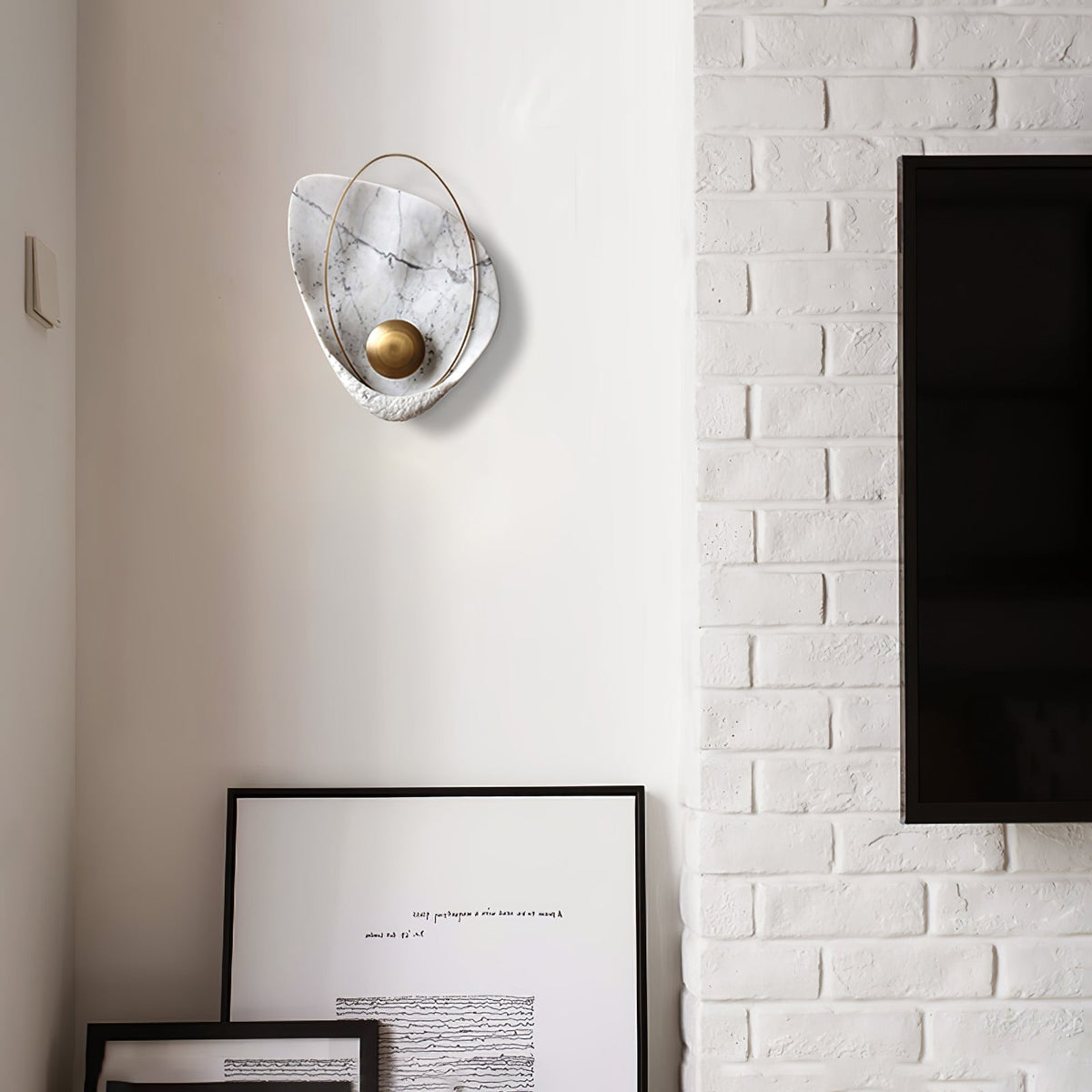 Vethaora Premium Noordse kunst Pearl hars wandlamp
