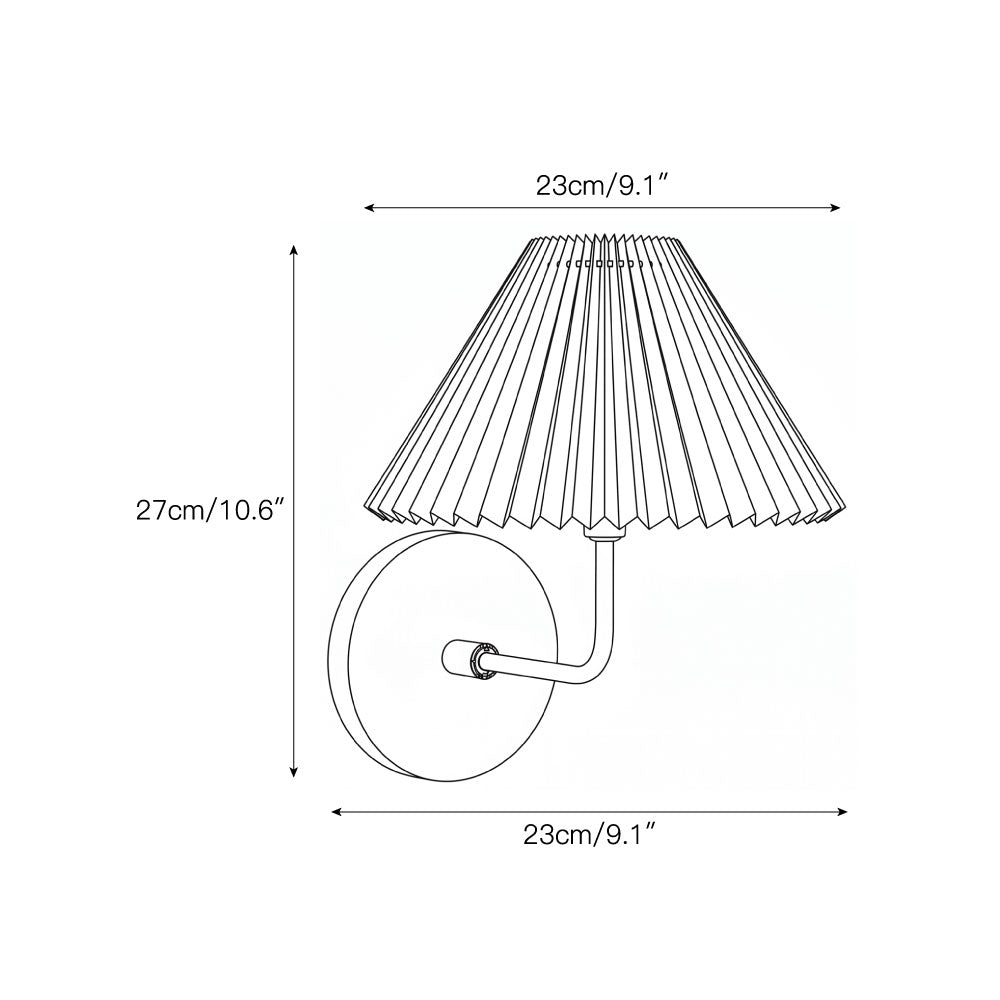 Cirinora wandlamp stof
