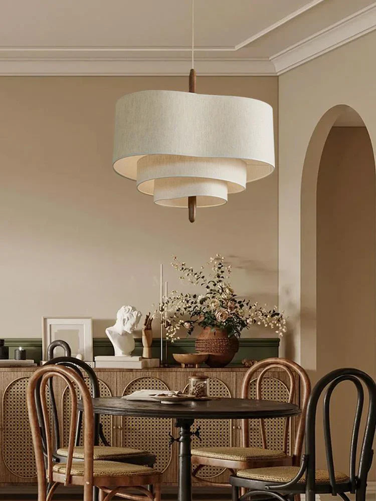Renée Modern Kiezelsteen Stof Hanglampen Slaapkamer Eetkamer