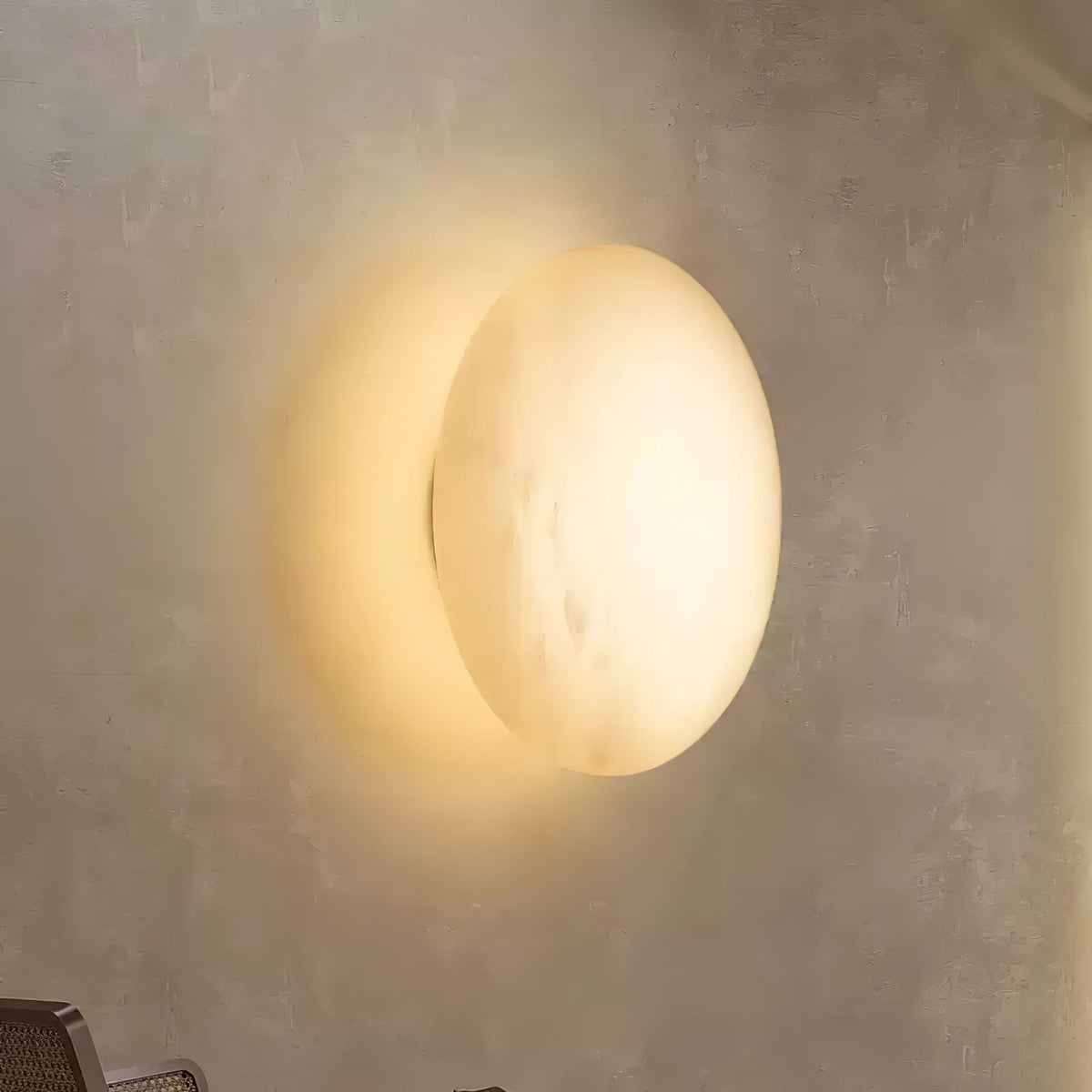 Eurthais minimalistisch albasten wandlamp