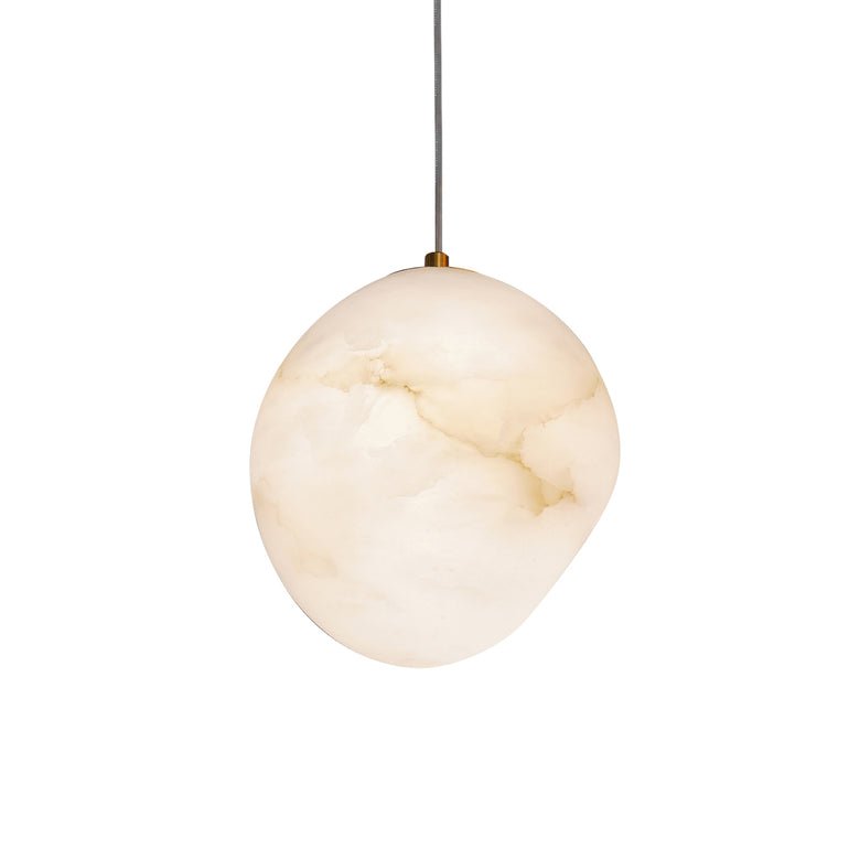 Nivisaya kiezelvormige albasten hanglamp