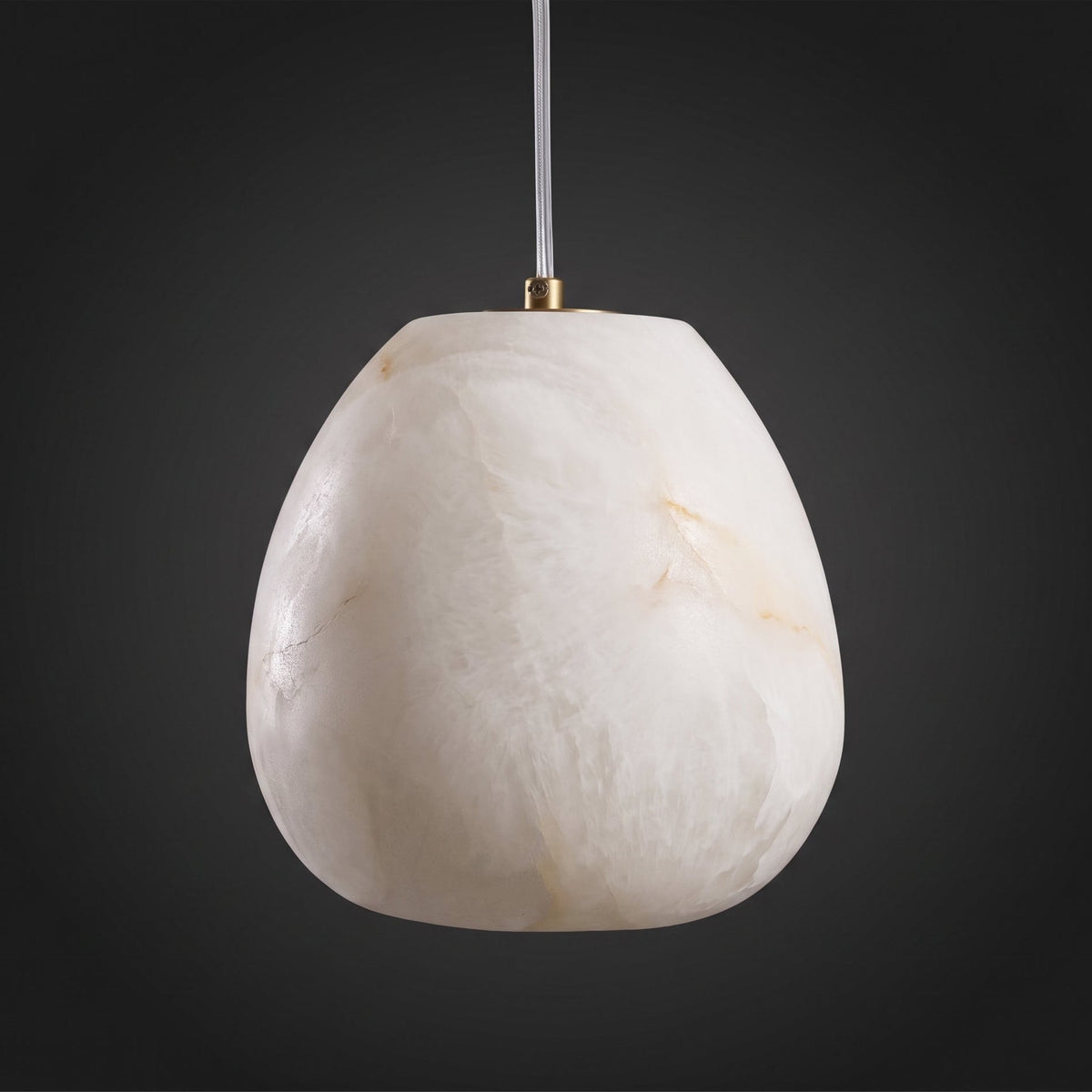 Nivisaya kiezelvormige albasten hanglamp