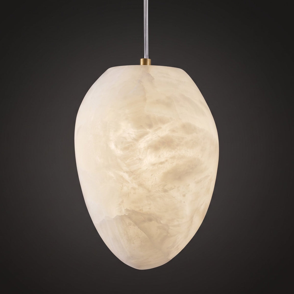 Nivisaya kiezelvormige albasten hanglamp