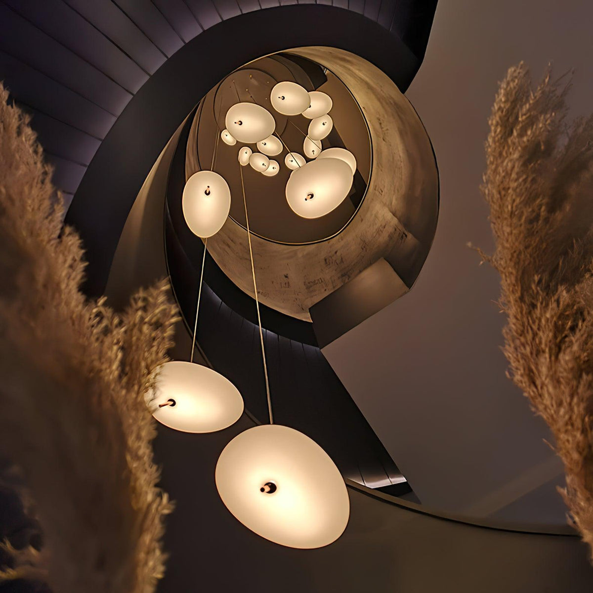 Velarena Moderne hanglamp van glas