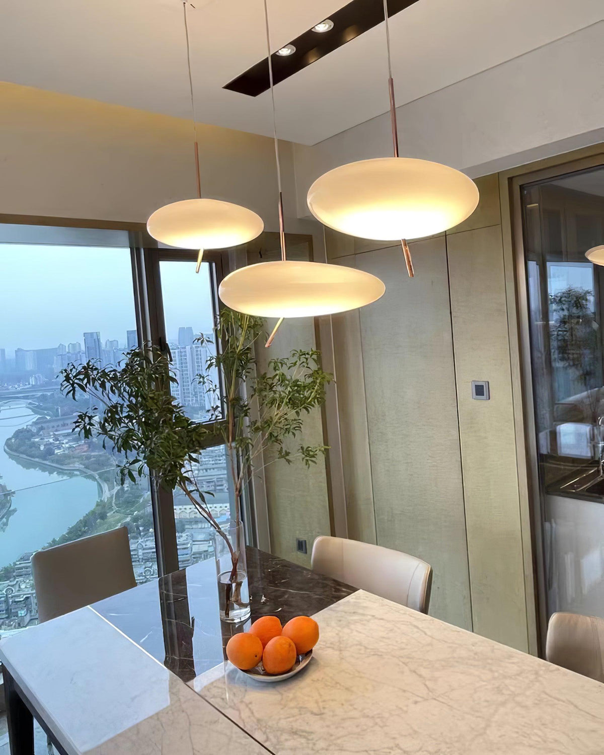 Velarena Moderne hanglamp van glas